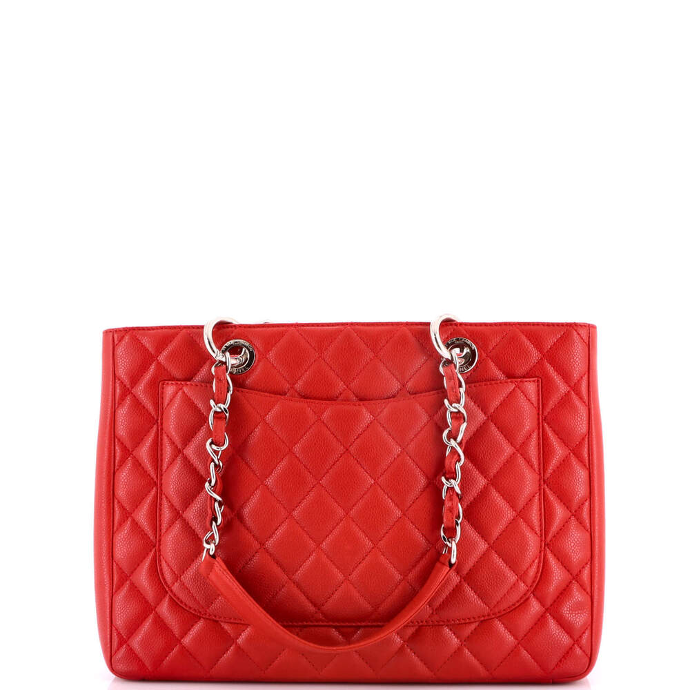 Chanel Grand Shopping Tote Quilted Caviar - Picture 4 of 7